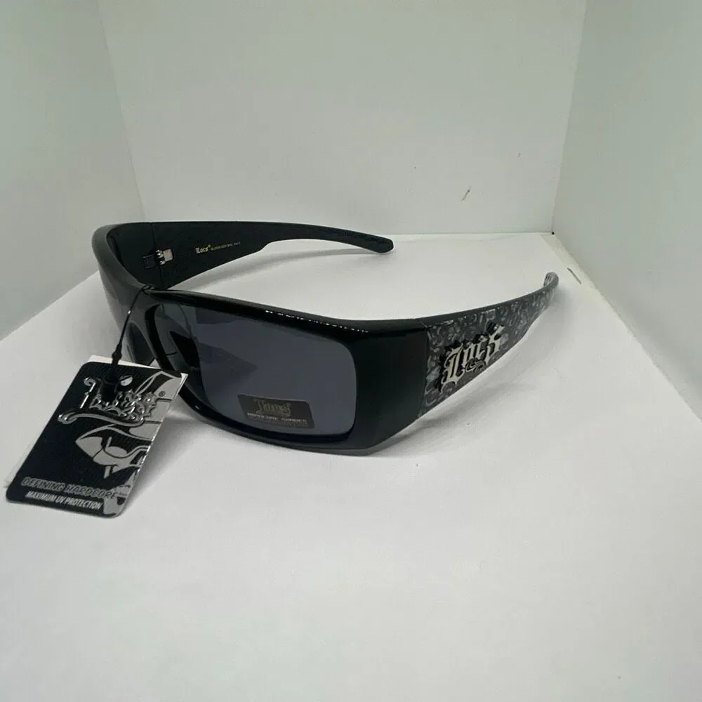 Locs Bandana Design Wraparound Sunglasses UV400 – New